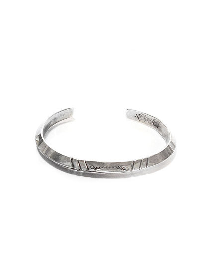 노스웍스_ Stamped 900Silver Cuff Bracelet [W-010]