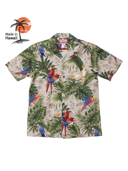 하와이안셔츠_ 102C.B45 Hawaii Shirts [Khaki]