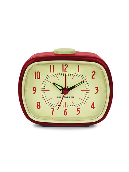 키커랜드_ Retro Alarm Clock [Red]