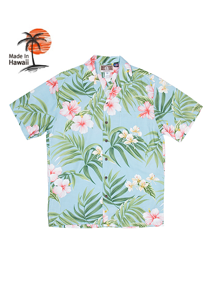 하와이안셔츠_ 258.DS Hawaii Shirts [Aqua]
