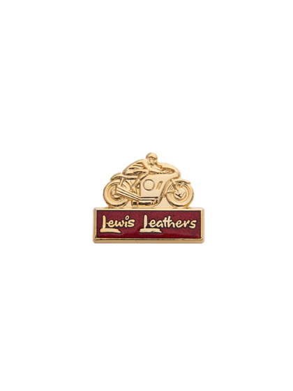 루이스레더_ LEWIS LEATHERS BIKE BADGE  [RED/GOLD]
