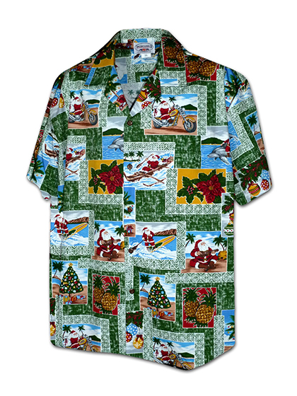 퍼시픽레전드_ Hawaiian Shirts 410-3818 [Green]