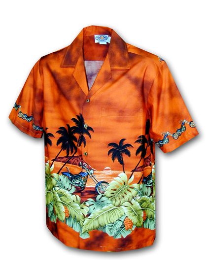 퍼시픽레전드_ Hawaiian Shirts 440-2846 [Rust]