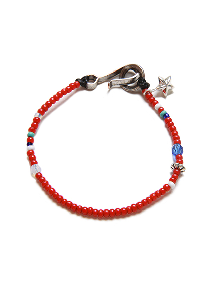 노스웍스_ Seed Beads Bracelet [D-504][Red]