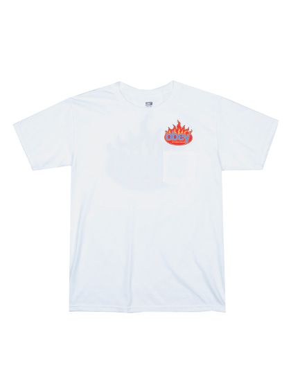 오베이_ Obey Flame International T-Shirt [White]
