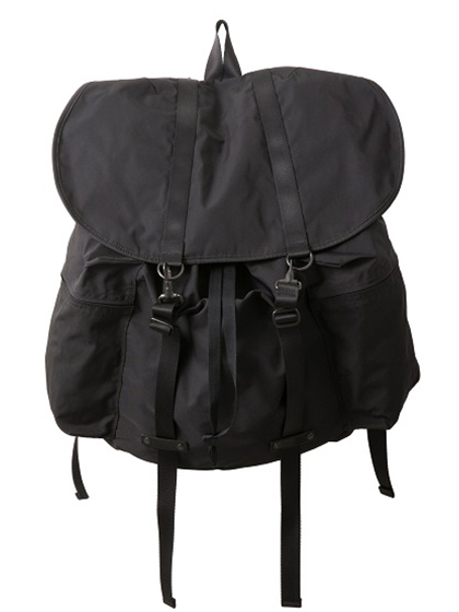 아미아칼바_ Gabardine Backpack XL [Black]