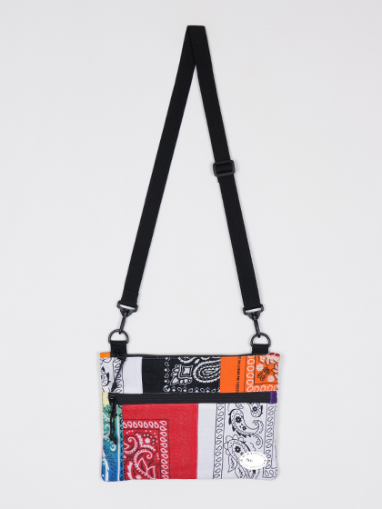 라로카스튜디오_ Patchwork Vintage Bandana Cross Bag [Multi Color 004]