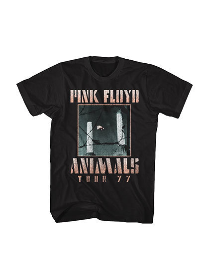 블리치아트_ Pink Floyd Animals Tour 77 T-Shirt [BLACK]