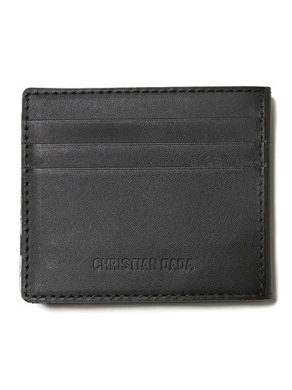 크리스찬다다_ Logo Leather Wallet [Black]