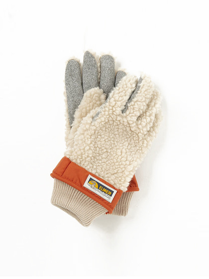 엘머글로브_ Deep Pile Gloves [Beige]