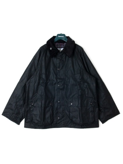 바버_ OS Bedale Wax Jacket [Black]