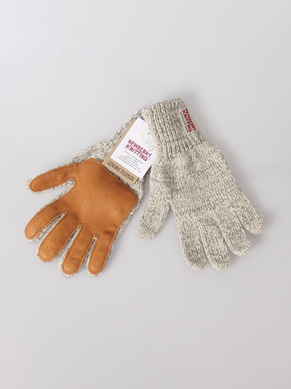 뉴베리니팅_ Deerskin Wool Glove [Oatmeal]