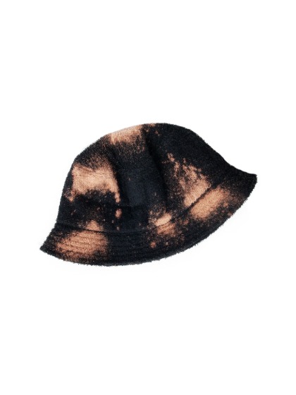 케이블아미_ Pile Bleached Bucket Hat [Black]