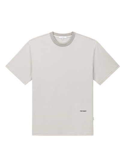 토니웩_ Brushed Garment-dye T-shirt [Arctic Sand]