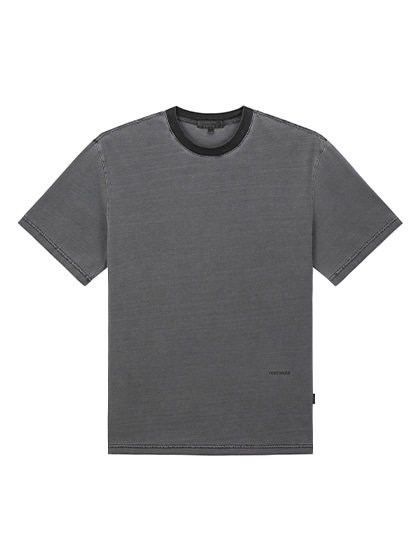 토니웩_ Brushed Garment-dye T-shirt [Carbon Pigment]