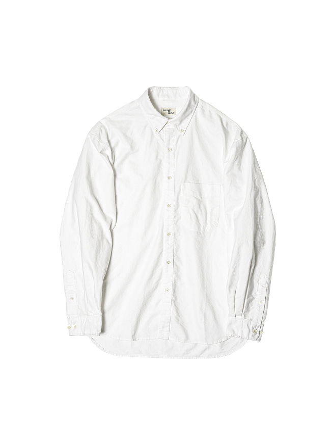 러프사이드_ Shirring Shirt [White]
