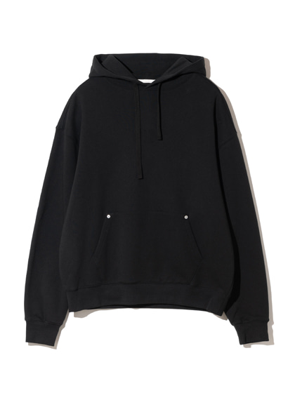 로드존그레이_ tidy crop sweat hoodie[black]