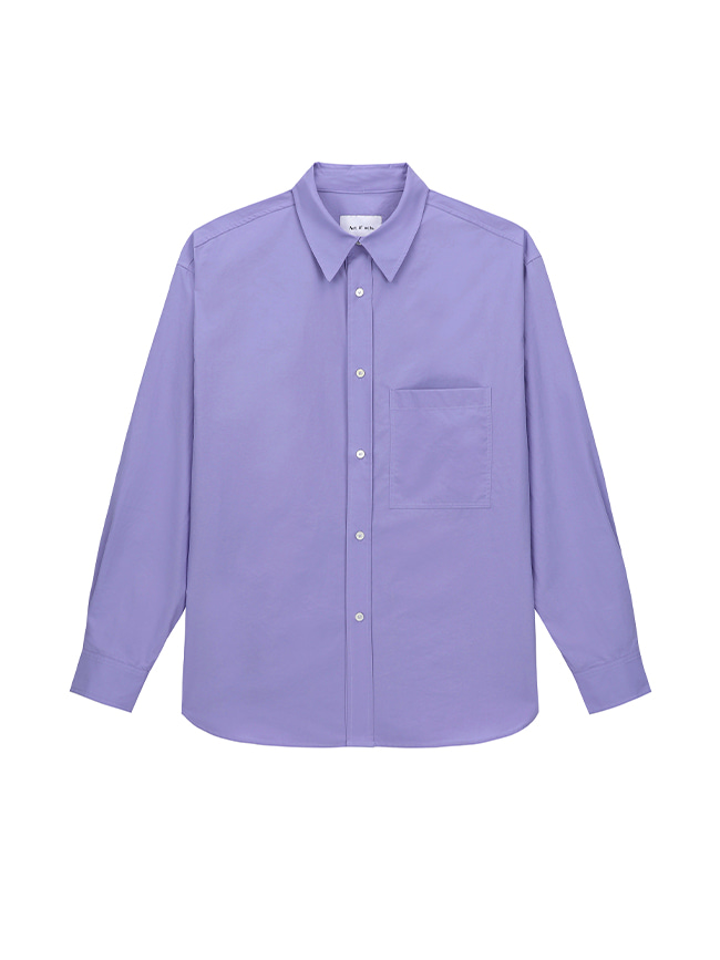 아트 이프 액츠_ Solid Pocket Shirt [Purple]