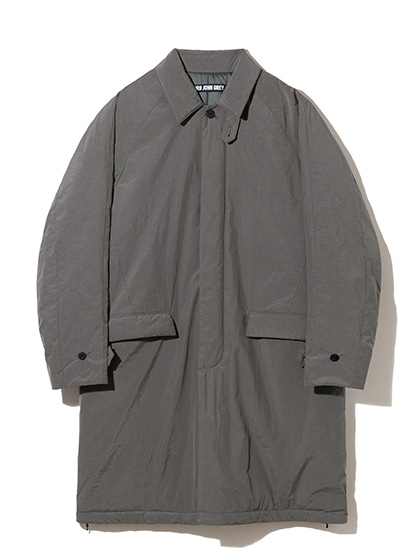 로드존그레이_padded balmacaan coat [grey]