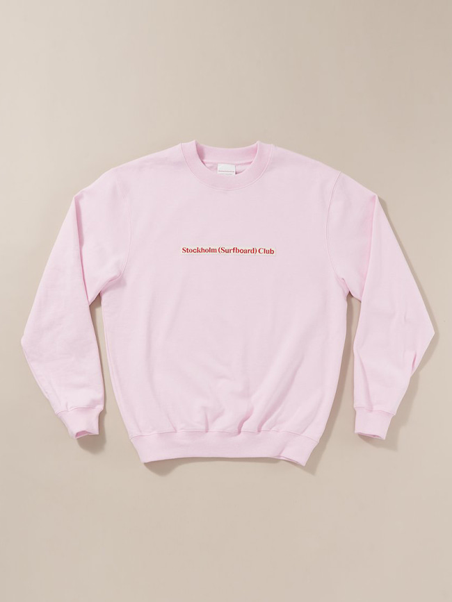 스톡홀름 서프보드 클럽_ Mer Sweatshirt [Pink]