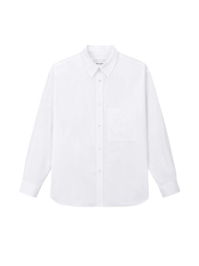 아트 이프 액츠_ Solid Pocket Shirt [White]