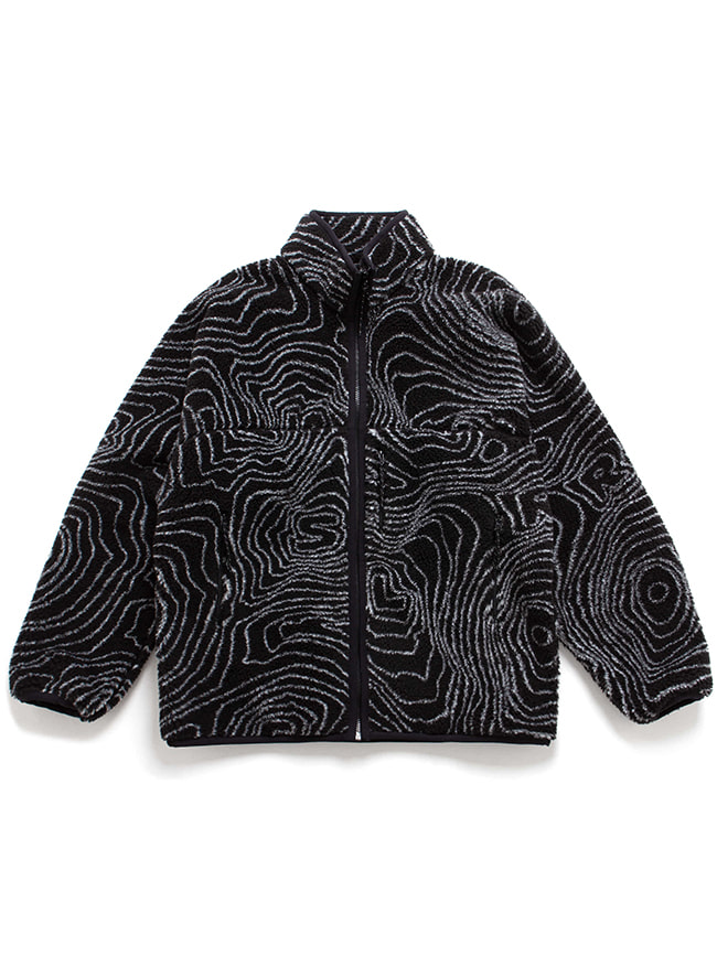 로어즈_ Contour Fleece Zip Jacket [Black]
