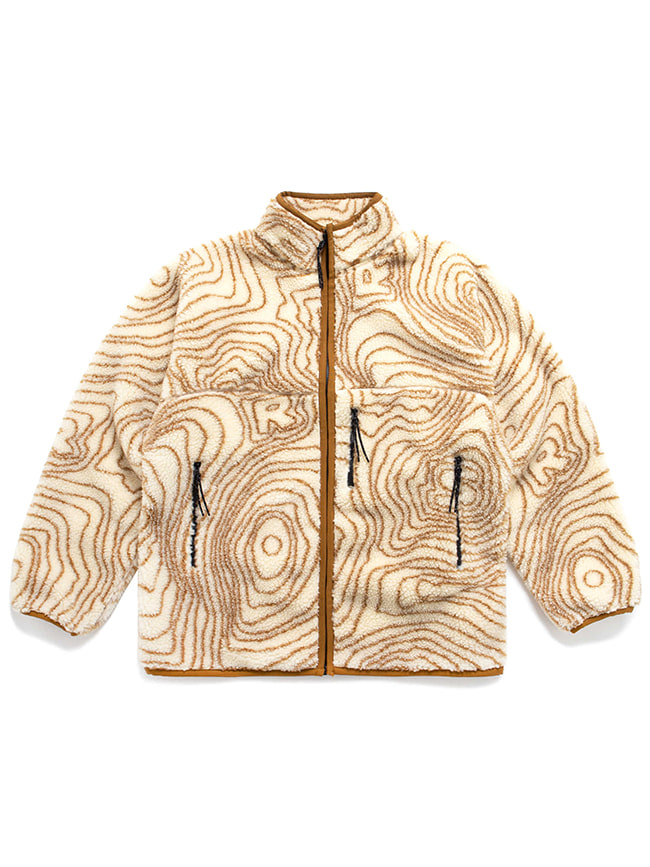 로어즈_ Contour Fleece Zip Jacket [Beige]