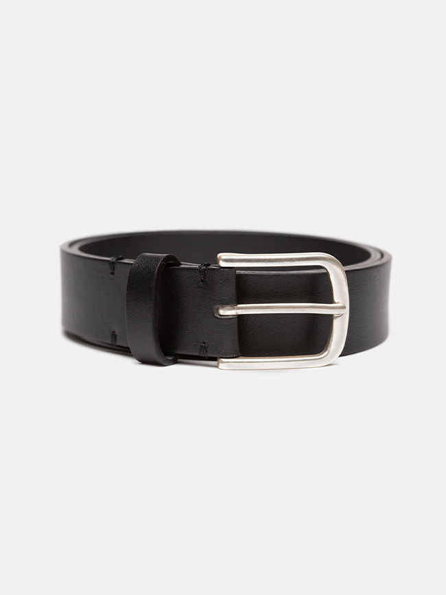 앙시엥 라 벨르_ A1003P Leather Belt [Black]