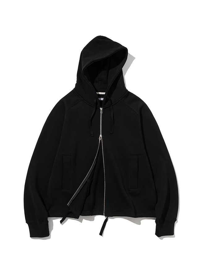 로드존그레이_thames hood zip jacket [black]