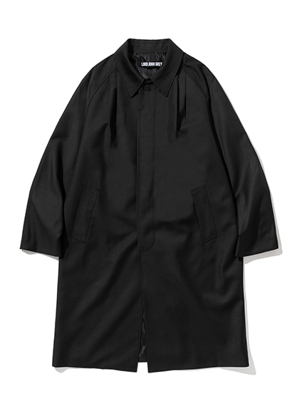 로드존그레이_balmacaan coat [black]