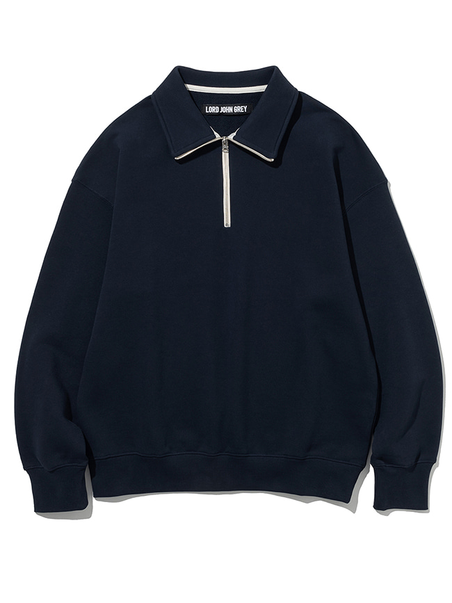 로드존그레이_half zip up sweatshirts [navy]