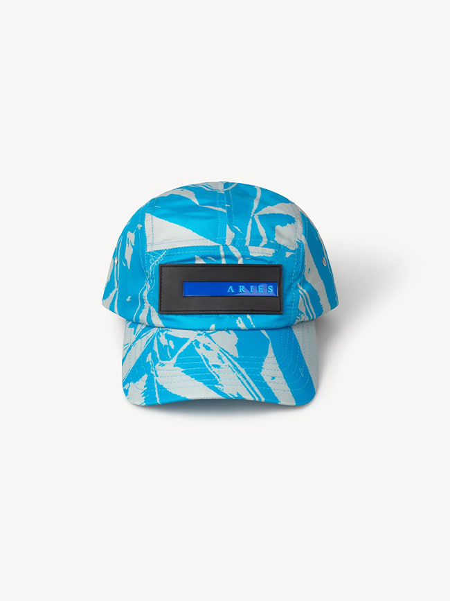 에리즈_ Crinkle Nylon Five Panel Cap [Blue]