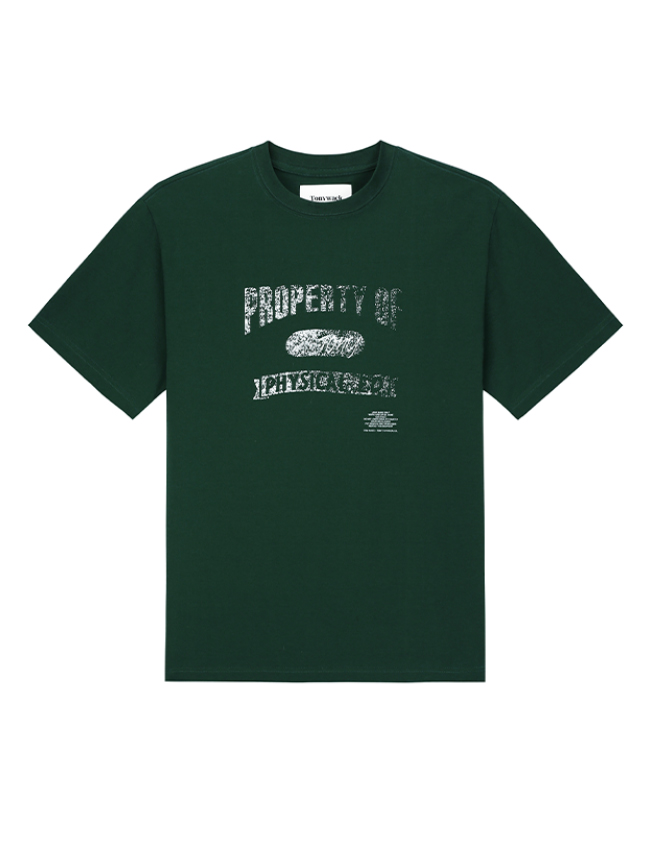 토니웩_ Physical ED. Short Sleeve T-shirt [Green Pigment]