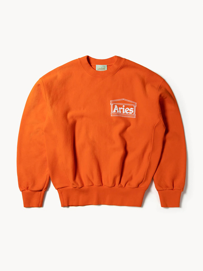 에리즈_ Premium Temple Sweatshirt [Orange]