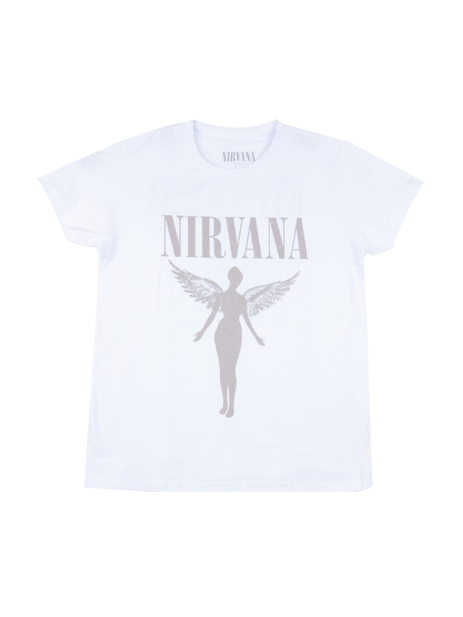 블리치아트_ Nirvana In Utero Mens T-Shirt [WHITE]