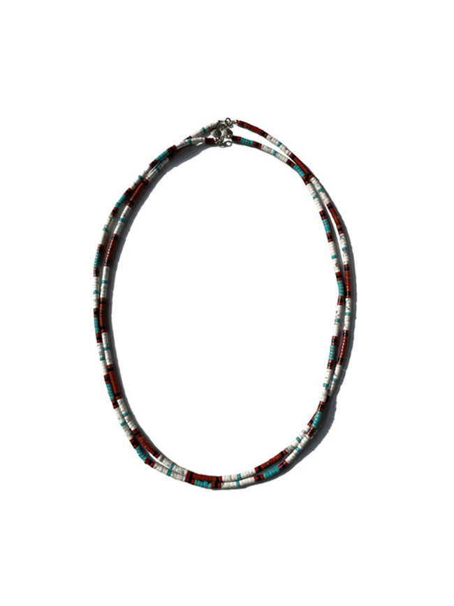 헬도라도_ HD-Heishi Beads Necklace (Jim Morrison Type)