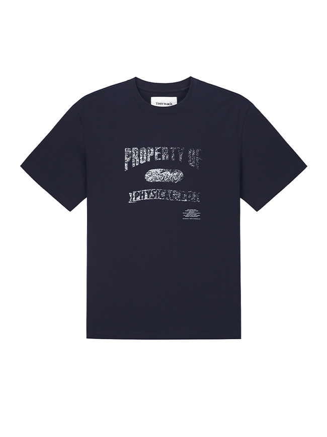 토니웩_ Physical ED. Short Sleeve T-shirt [Navy]
