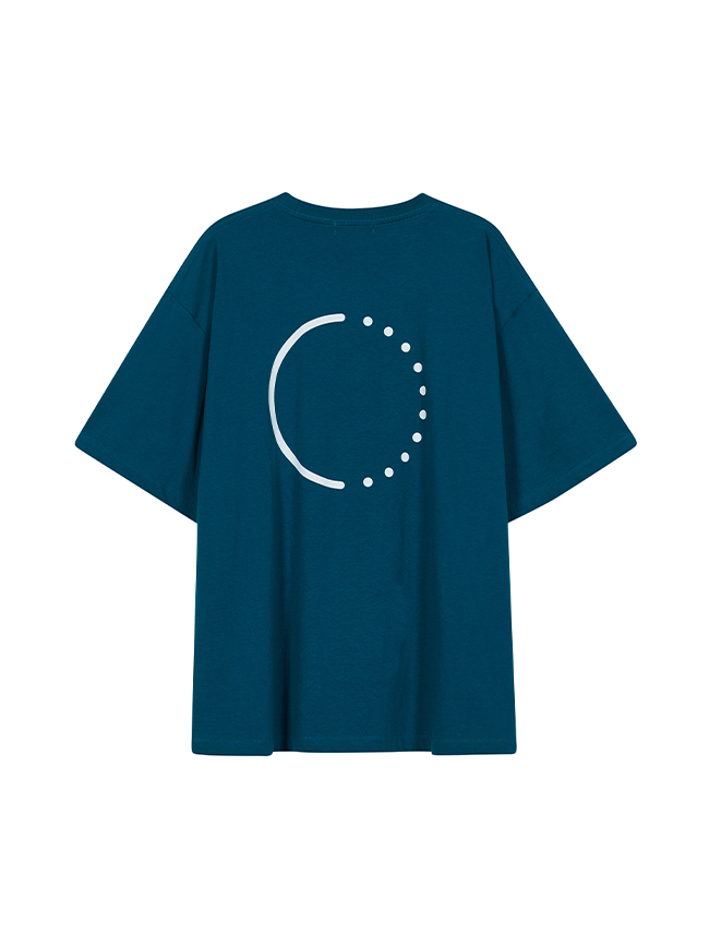 노드 아카이브_ Circle Logo Half Sleeve [Turquoise]