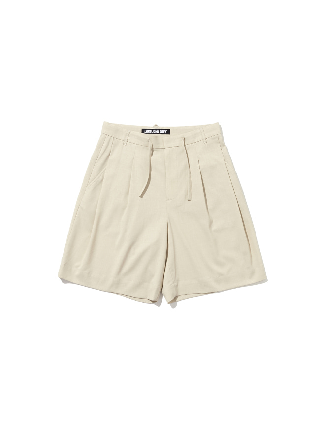 로드존그레이_linen bermuda shorts [cream beige]
