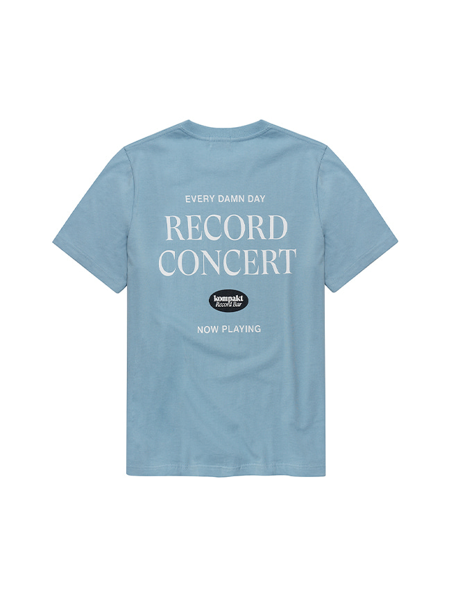 콤팩트 레코드 바_ Record Concert T-shirts [Sky Blue]