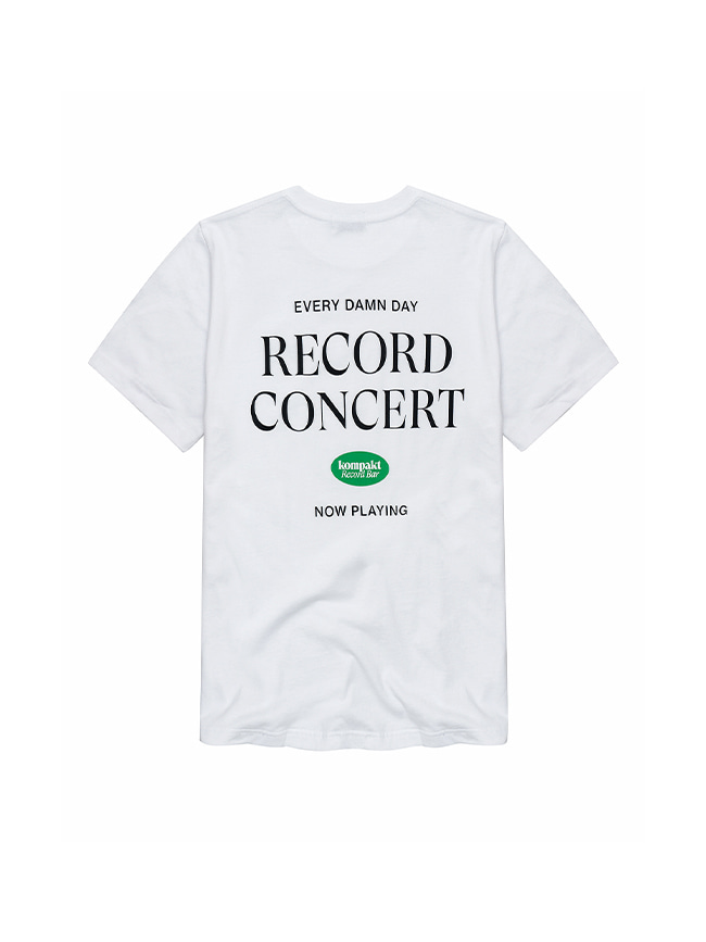콤팩트 레코드 바_ Record Concert T-shirts [White]
