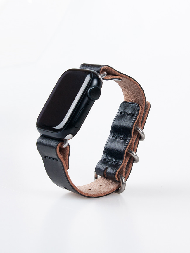 토니웩_ Apple Watch Starp Bridle Leather (Woman) [Silver]