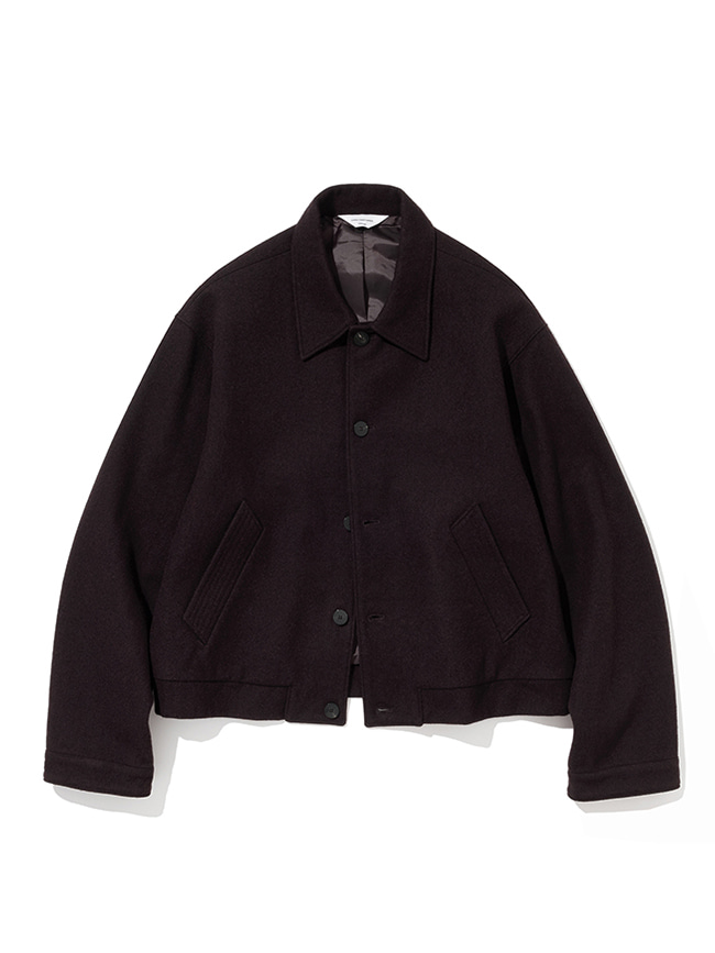로드존그레이_park wool short coat [darkest red]