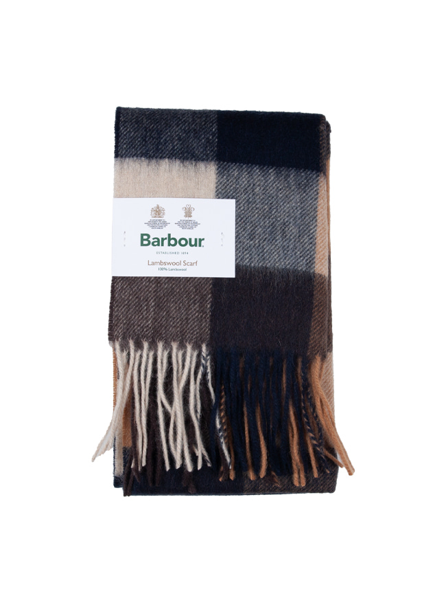 [OFFLINE ONLY] 바버_ Barbour Large Tattersall Scarf [Autumn Dress]