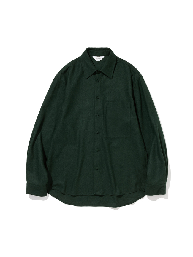 로드존그레이_park wool l/s shirts [green]