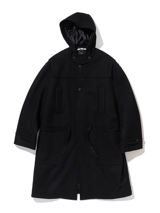 [10.21 preorder] 로드존그레이_22fw wool hooded coat [black]