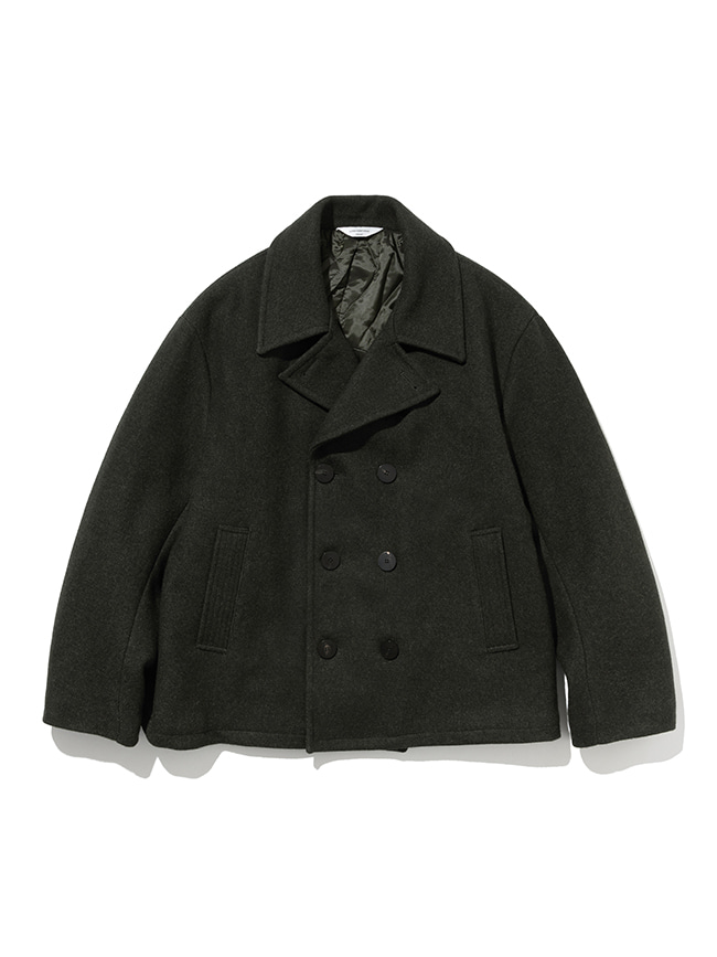 로드존그레이_hyde wool pea coat [green]