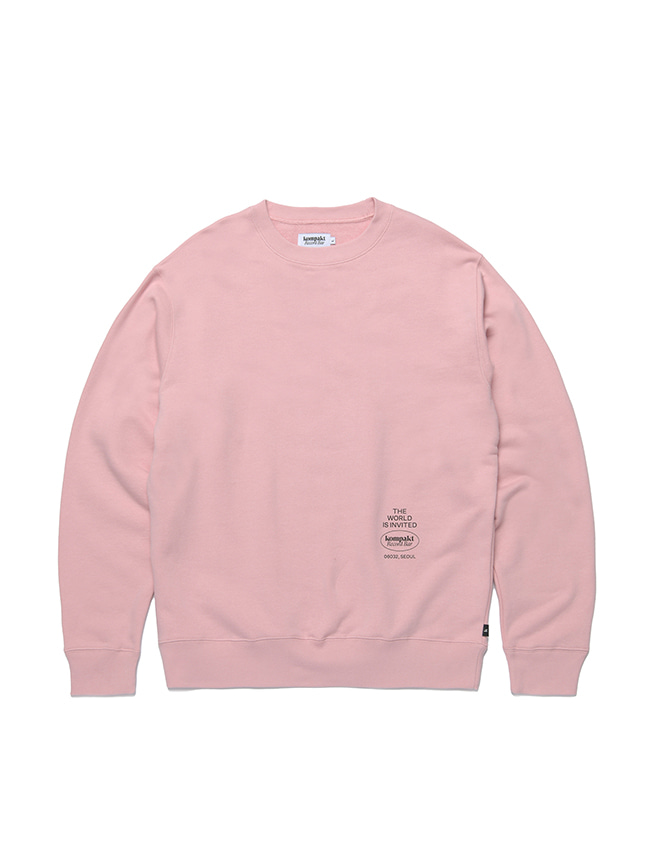 콤팩트 레코드 바_ KRB® Logo Sweatshirts [Pink]