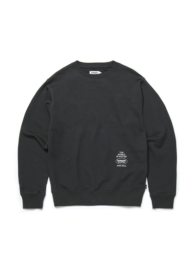 콤팩트 레코드 바_ KRB® Logo Sweatshirts [Black]