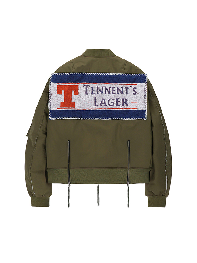0426X_ FWJP01-PATCH MA-1 TENNENT&#039;s LAGER [KHAKI]